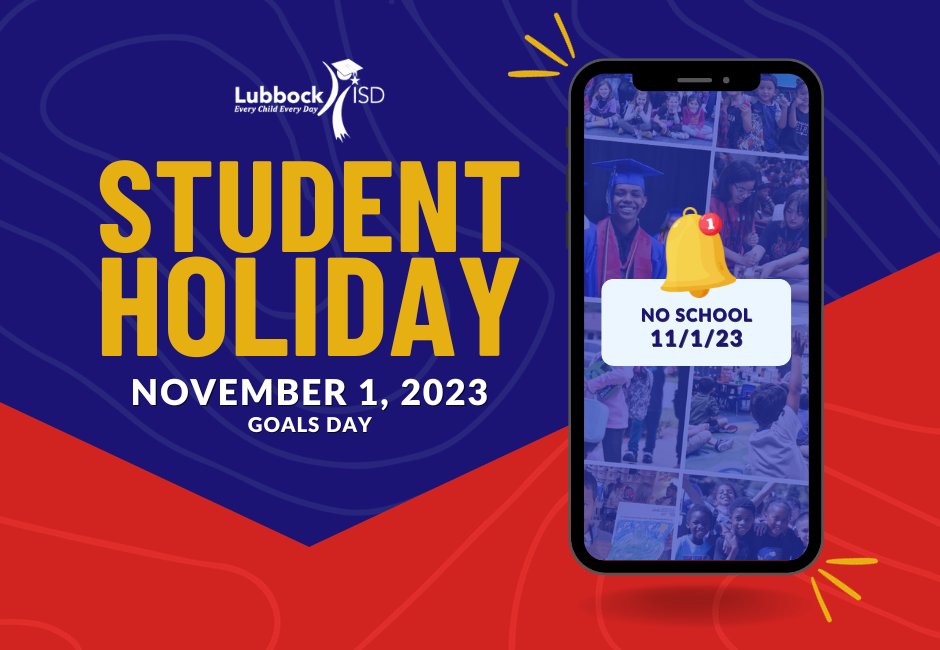 No school on Wednesday, Nov. 1 Lubbock ISD
